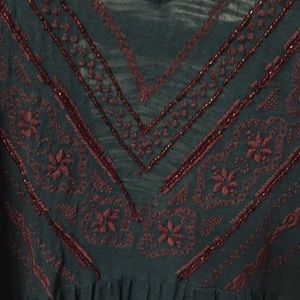 Urban Outfitters green & purple sundress